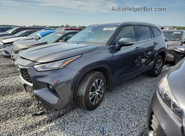 5TDHZRBH7LS050346 2020 TOYOTA HIGHLANDER Charcoal Przód lewy