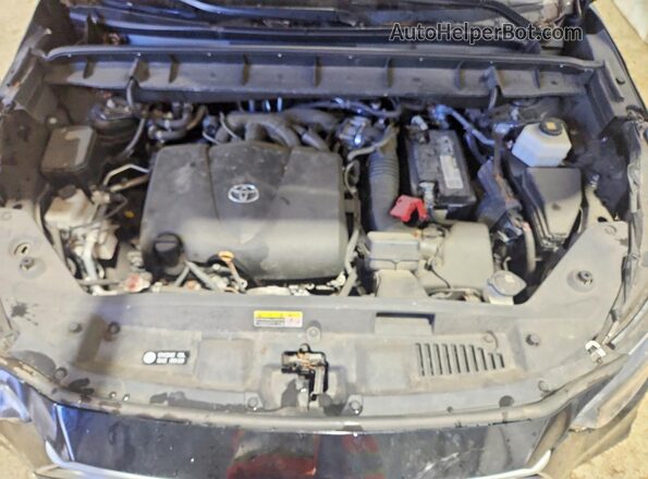 5TDHZRBHXMS113991 2021 TOYOTA HIGHLANDER Black ძრავის განყოფილების ხედი