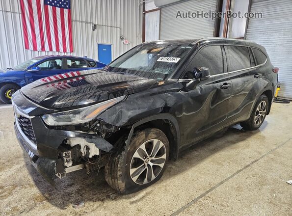 5TDHZRBHXMS113991 2021 TOYOTA HIGHLANDER Black სალონის 360-გრადუსიანი ხედი