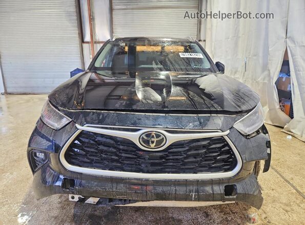 5TDHZRBHXMS113991 2021 TOYOTA HIGHLANDER Black წინა ხედი