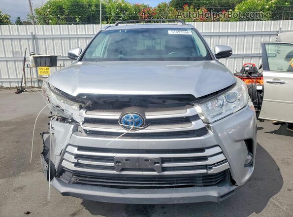 5TDJGRFH4JS041716 2018 TOYOTA HIGHLANDER Серый Вид спереди