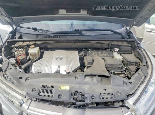 5TDJGRFH4JS041716 2018 TOYOTA HIGHLANDER Серый Вид подкапотного пространства