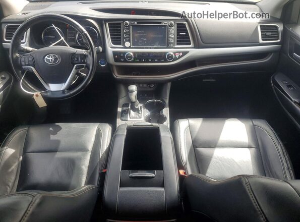 5TDJGRFH4JS041716 2018 TOYOTA HIGHLANDER Серый Вид панели приборов