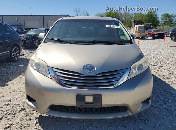 5TDJK3DC1GS134883 2016 TOYOTA SIENNA Cream Вид спереду