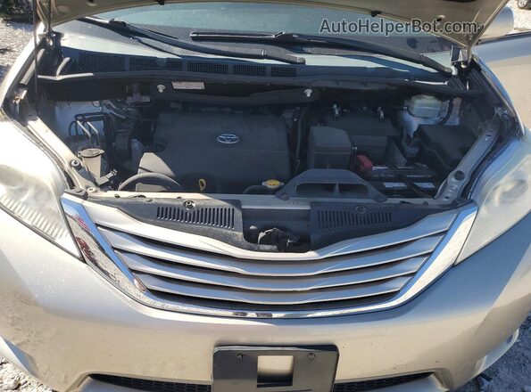 5TDJK3DC1GS134883 2016 TOYOTA SIENNA Cream Вид підкапотного простору
