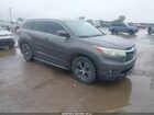 2016 Toyota Highlander Xle V6 Gray vin: 5TDJKRFH6GS242587
