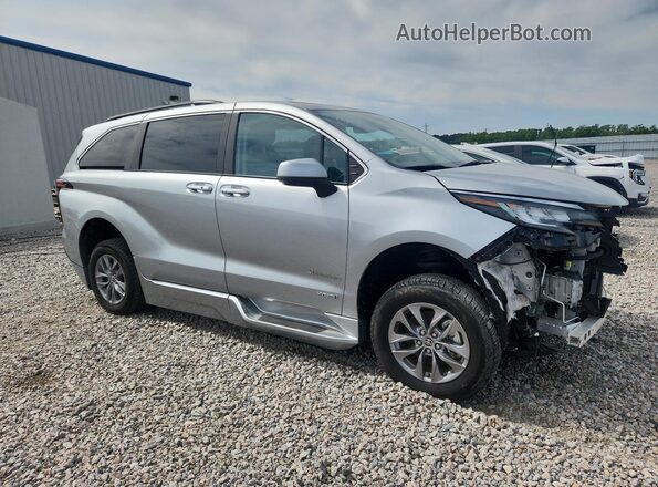5TDJRKEC6MS039901 2021 TOYOTA SIENNA Silver წინა მარჯვენა