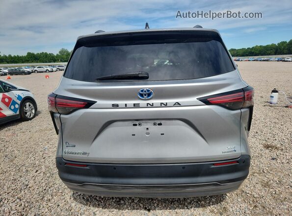 5TDJRKEC6MS039901 2021 TOYOTA SIENNA Silver უკანა ხედი
