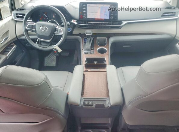 5TDJRKEC6NS107907 2022 TOYOTA SIENNA Белый Вид панели приборов