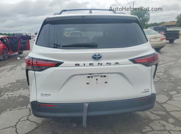 5TDJRKEC6NS107907 2022 TOYOTA SIENNA Белый Вид сзади