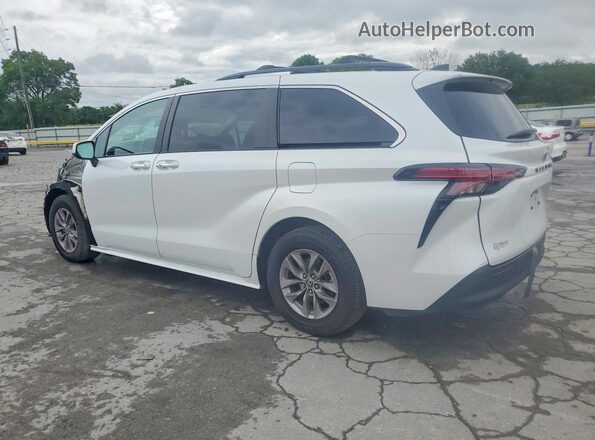 5TDJRKEC6NS107907 2022 TOYOTA SIENNA Белый Задняя левая четверть