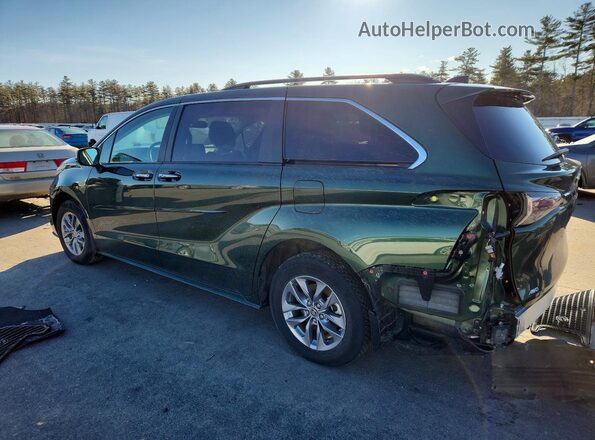 5TDJSKFC8PS102794 2023 TOYOTA SIENNA Зеленый Задняя левая четверть