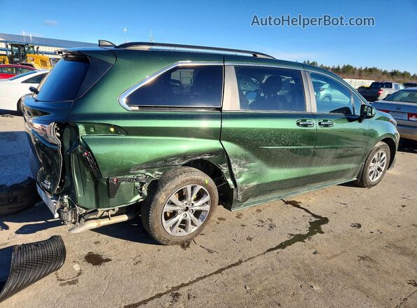 5TDJSKFC8PS102794 2023 TOYOTA SIENNA Зеленый Задняя правая четверть