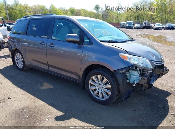 5TDJZ3DC1HS181666 2017 TOYOTA LE Серый Передняя правая четверть