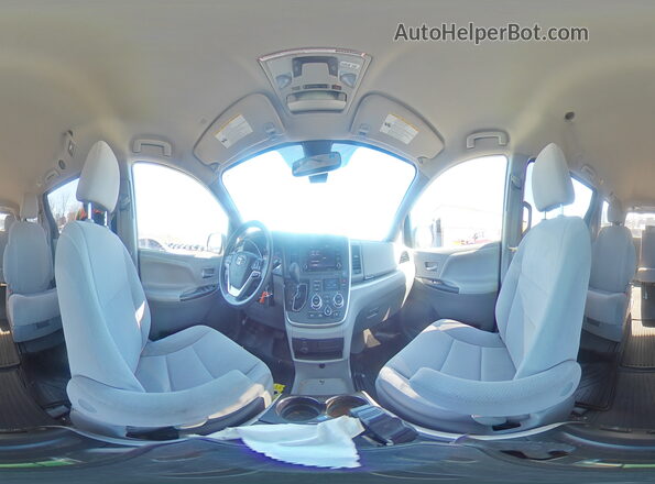 5TDJZ3DC2LS251362 2020 TOYOTA SIENNA Серебряный Панорамный вид салона 360°