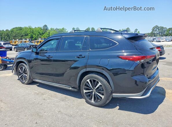5TDJZRAH2MS066782 2021 TOYOTA HIGHLANDER Черный Задняя левая четверть