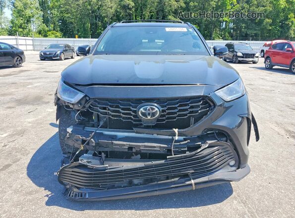 5TDJZRAH2MS066782 2021 TOYOTA HIGHLANDER Черный Вид спереди