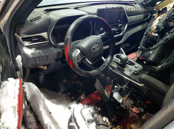 5TDJZRBH5MS069920 2021 TOYOTA HIGHLANDER Серебряный Вид панели приборов
