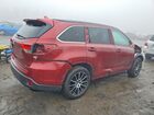 2017 Toyota Highlander Se Maroon vin: 5TDJZRFH0HS366464