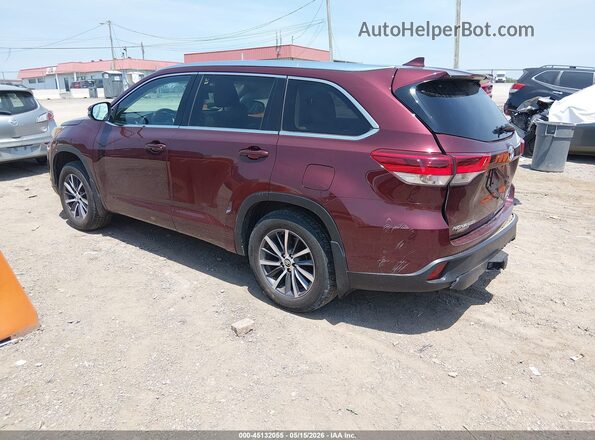 5TDJZRFH0JS491860 2018 TOYOTA HIGHLANDER Бежевый Задняя левая четверть