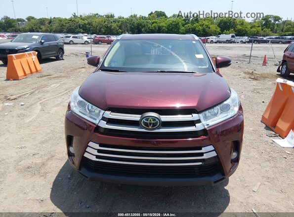 5TDJZRFH0JS491860 2018 TOYOTA HIGHLANDER Бежевый Вид щитка приборов