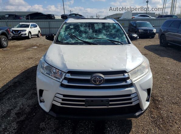 5TDJZRFH0JS525747 2018 TOYOTA HIGHLANDER White Widok z przodu
