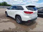 2018 Toyota Highlander Xle White vin: 5TDJZRFH0JS912508