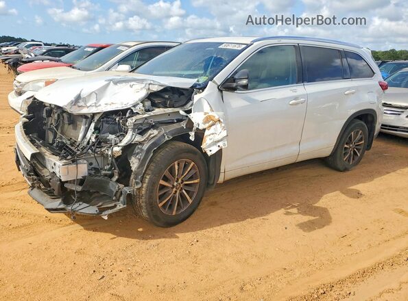 5TDJZRFH1JS836068 2018 TOYOTA HIGHLANDER White წინა მარცხენა ხედი სამი მეოთხედიდან