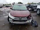 2018 Toyota Highlander Xle Бордовый vin: 5TDJZRFH1JS851007