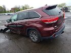 2018 Toyota Highlander Xle Бордовый vin: 5TDJZRFH1JS851007