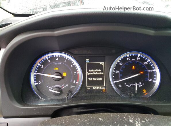 5TDJZRFH1JS851007 2018 TOYOTA HIGHLANDER Бордовый Вид щитка приборов