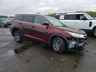 2018 Toyota Highlander Xle Бордовый vin: 5TDJZRFH1JS851007