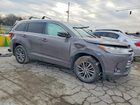 2017 Toyota Highlander Xle Gray vin: 5TDJZRFH2HS470101