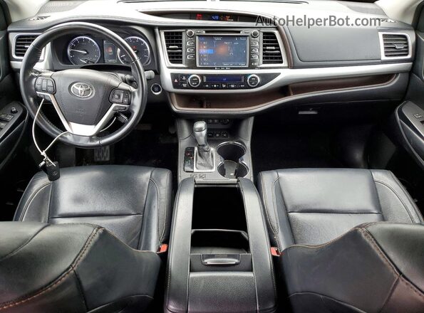 5TDJZRFH2JS523403 2018 TOYOTA HIGHLANDER Silver Vista del salpicadero