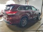 2019 Toyota Highlander Xle Бордовый vin: 5TDJZRFH2KS703269