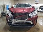 2019 Toyota Highlander Xle Бордовый vin: 5TDJZRFH2KS703269