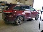2019 Toyota Highlander Xle Burgundy vin: 5TDJZRFH2KS935337