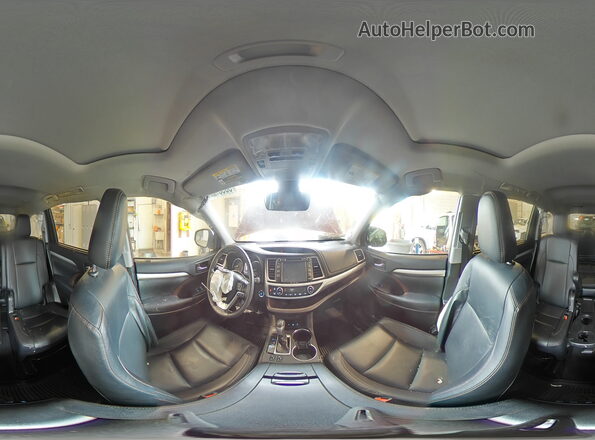 5TDJZRFH2KS935337 2019 TOYOTA HIGHLANDER Burgundy Widok naklejki z numerem VIN