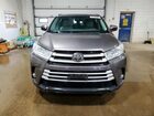 2017 Toyota Highlander Xle Серый vin: 5TDJZRFH3HS367589