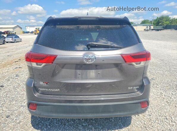 5TDJZRFH3HS457972 2017 TOYOTA HIGHLANDER Gray Widok z tyłu
