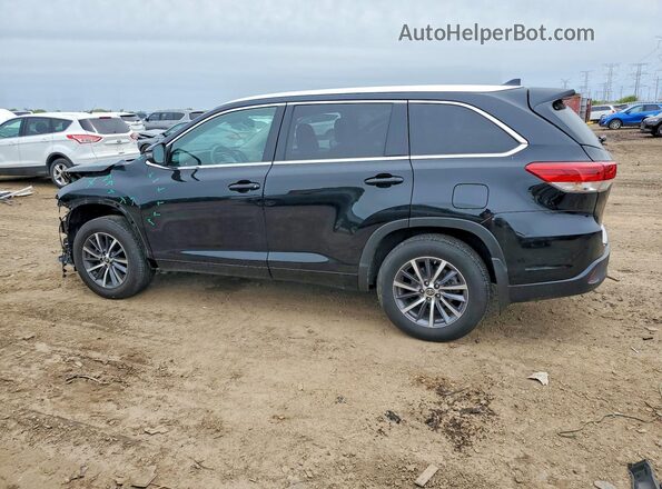 5TDJZRFH3JS536872 2018 TOYOTA HIGHLANDER Черный Задняя левая четверть