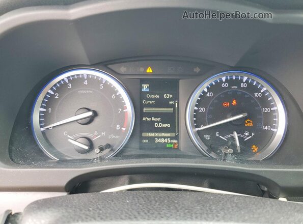 5TDJZRFH3JS536872 2018 TOYOTA HIGHLANDER Черный Вид щитка приборов
