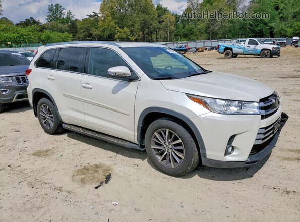 5TDJZRFH3JS833253 2018 TOYOTA HIGHLANDER Белый Передняя правая четверть