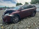 2018 Toyota Highlander Xle Maroon vin: 5TDJZRFH3JS893369