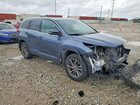 2019 Toyota Highlander Синий vin: 5TDJZRFH3KS731825