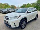 2019 Toyota Highlander Xle White vin: 5TDJZRFH4KS588142