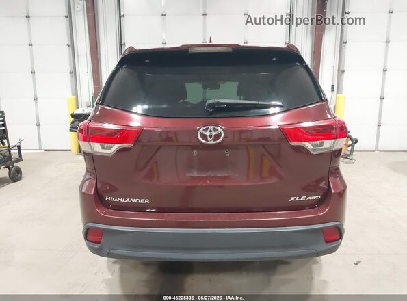 5TDJZRFH5HS398939 2017 TOYOTA HIGHLANDER Красный 