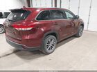 2017 Toyota Highlander Xle Красный vin: 5TDJZRFH5HS398939