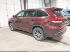 2017 Toyota Highlander Xle Красный vin: 5TDJZRFH5HS398939