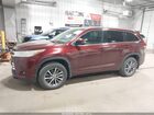2017 Toyota Highlander Xle Красный vin: 5TDJZRFH5HS398939